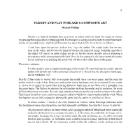 Parody and Play in Blake's Composite