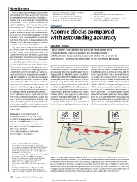 Atomic Clocks Compared with Astounding Accuracy