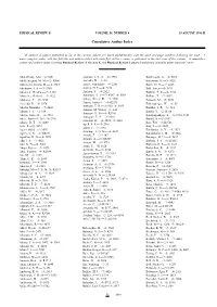 Author Index (Print)