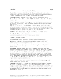 Cinnabar Hgs C 2001-2005 Mineral Data Publishing, Version 1