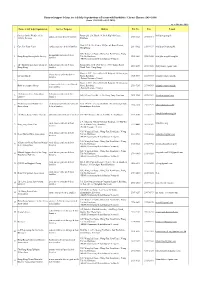 Update Homepage List of FSS (2018-2020) Eng