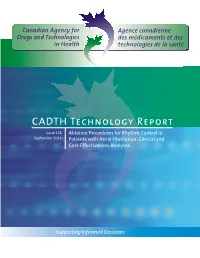 CADTH Technology Report