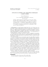Dynamical Systems and Operations Research: a Basic Model