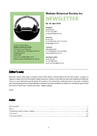 NEWSLETTER No