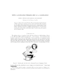 Witt's Cancellation Theorem Seen As a Cancellation 1