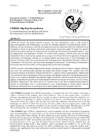 CIPHER: Hip Hop Interpellation