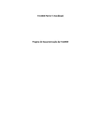 Freebsd Porter's Handbook