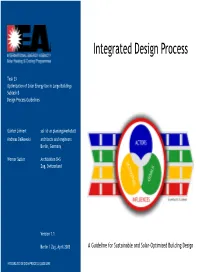 Integrated Design Process Guideline