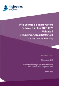 M42 Junction 6 Improvement Scheme Number TR010027 Volume 6 6.1