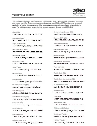 Typestyle Chart.Pub