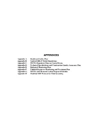2015 Removal Action Appendices