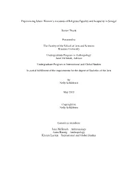 Experiencing Islam: Women's Accounts of Religious Equality And