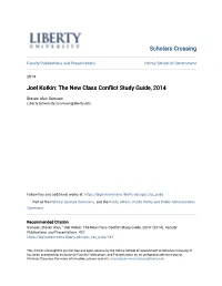 Joel Kotkin: the New Class Conflict Study Guide, 2014