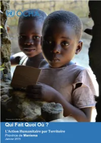 Maniema Janvier 2015