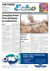 Campaign Funds from Developer Go Undeclared