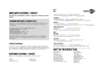Rapid Write Response: J'ouvert