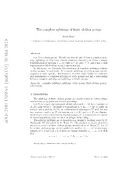 The Complete Splittings of Finite Abelian Groups