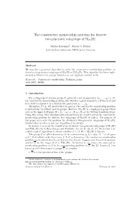 The Constructive Membership Problem for Discrete Two-Generator Subgroups of SL2(R)