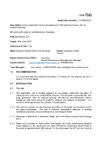 17/00838/OUT Description Outline Application for the Development Of