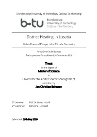 District Heating in Lusatia
