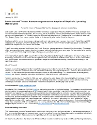 Immersion and Tencent Announce Agreement on Adoption of Haptics in Upcoming Mobile Game