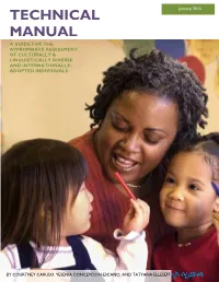 Technical Manual Would Not Have Been Possible Without the Support of Many People