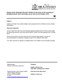 Update on Family Hubs Implementation and Outcomes from the Children's