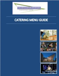 Catering Menu Guide ______