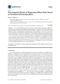 Non-Singular Model of Magnetized Black Hole Based on Nonlinear Electrodynamics