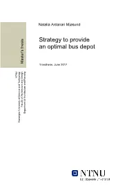 Strategy to Provide an Optimal Bus Depot