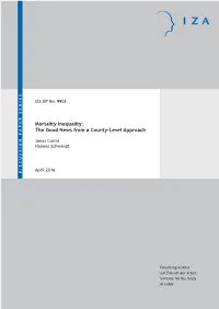 Mortality Inequality: the Good News from a County-Level Approach