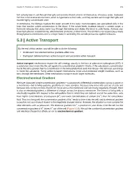 5.3 Active Transport