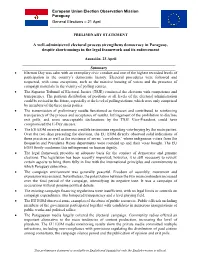 Preliminary Statement