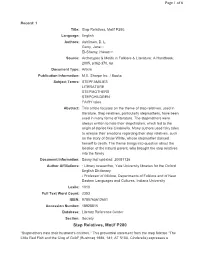 Step Relatives, Motif P280
