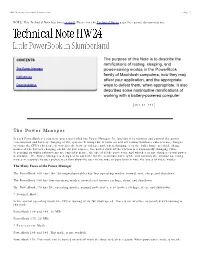 The Power Manager