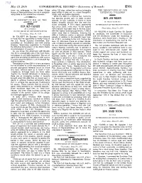 CONGRESSIONAL RECORD— Extensions of Remarks E751 HON
