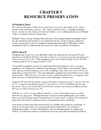 Chapter 5 Resource Preservation