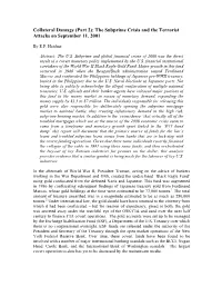 Collateral Damage (Part 2): the Subprime Crisis and the Terrorist Attacks on September 11, 2001