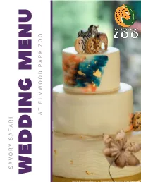 Final Catering Menu