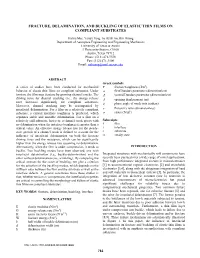 Fracture, Delamination, and Buckling of Elastic Thin Films on Compliant Substrates