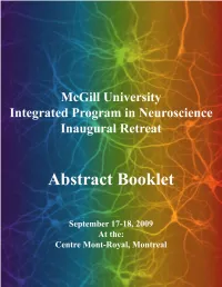 IPN Retreat Abstract Booklet.Pdf