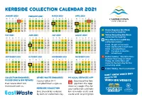 Kerbside Collection Calendar 2021