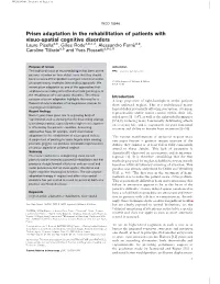 Prism Adaptation in the Rehabilitation of Patients with Visuo-Spatial