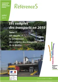 Références | Soes | Les Transports En 2010 (Tome 1) | Juin 2011 |