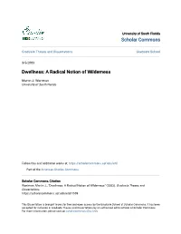 A Radical Notion of Wilderness