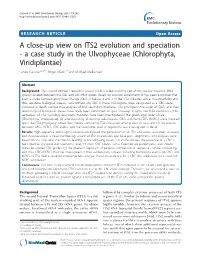A Close-Up View on ITS2 Evolution and Speciation