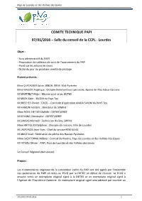 Comite Tech 07/01/2016