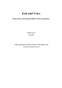 Exit and Voice