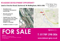 Roadside Development Opportunity