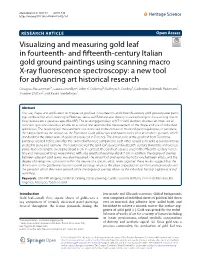 Visualizing and Measuring Gold Leaf in Fourteenth